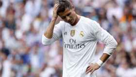 Cristiano Ronaldo se lamenta en un partido de hace dos temporadas.