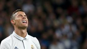 Cristiano, en el partido ante el Borussia Dortmund.