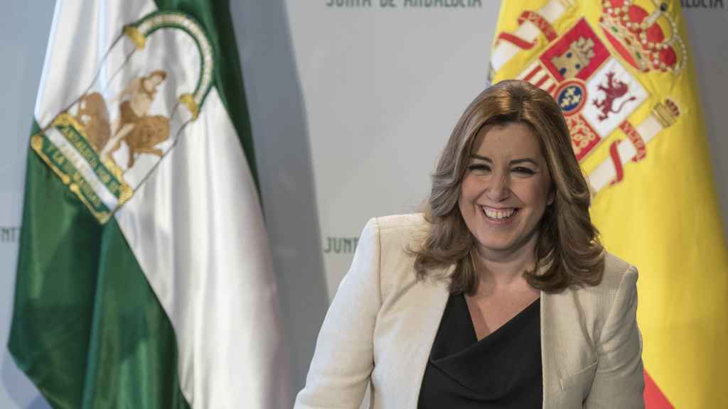 Susana Díaz, esta semana en la sede de la Junta de Andalucía.