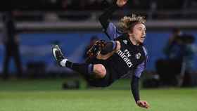 Luka Modric, durante la semifinal.