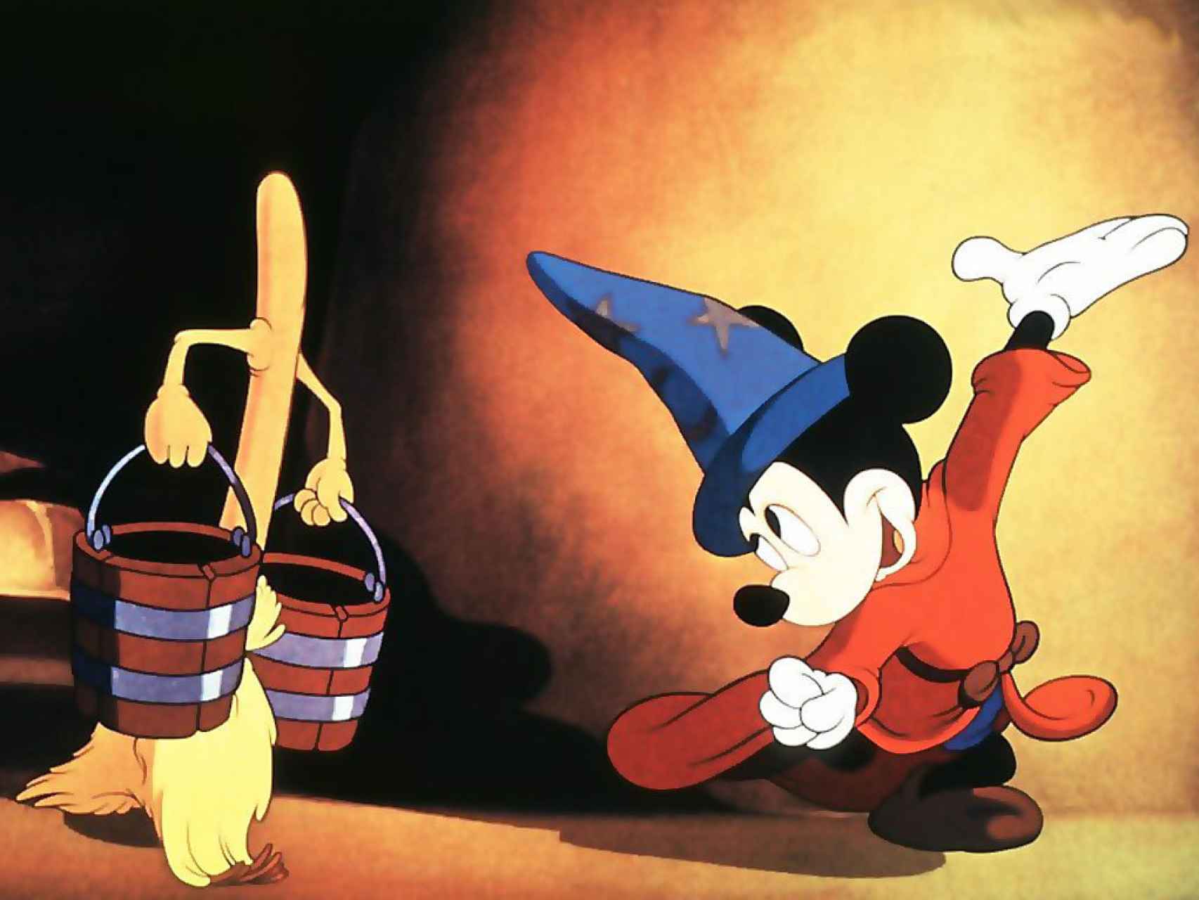 Mickey Mouse en Fantasía.