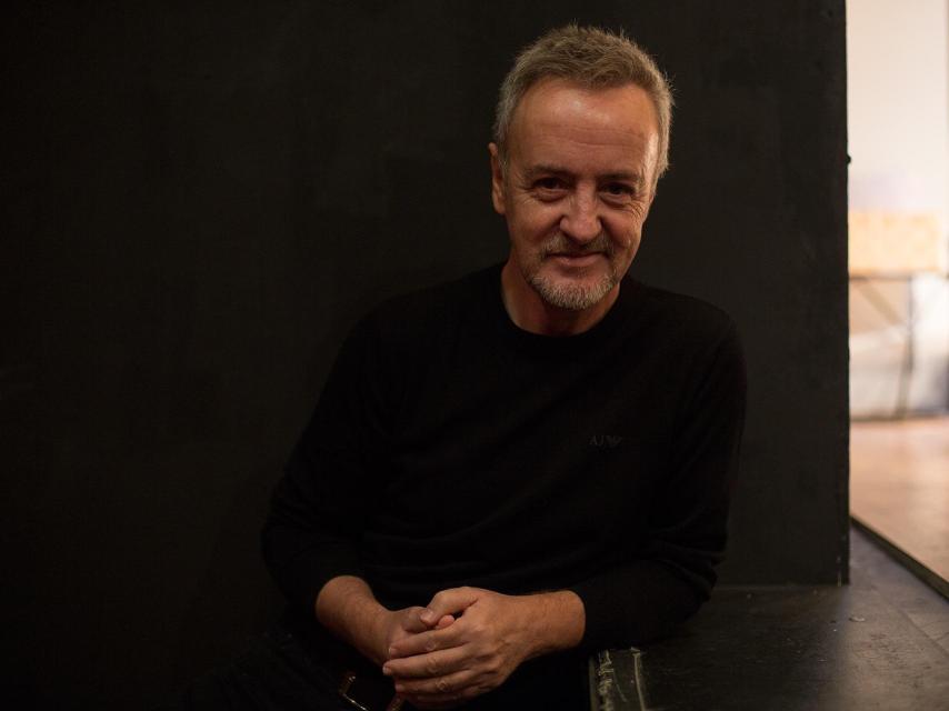 El actor Carlos Hipólito en el teatro Maravillas.