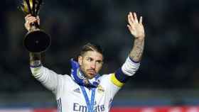 Sergio Ramos celebra la consecución del Mundialito.