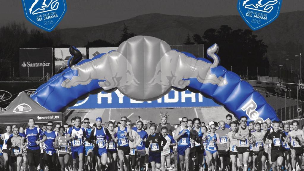 Cartel de la San Silvestre del Jarama.