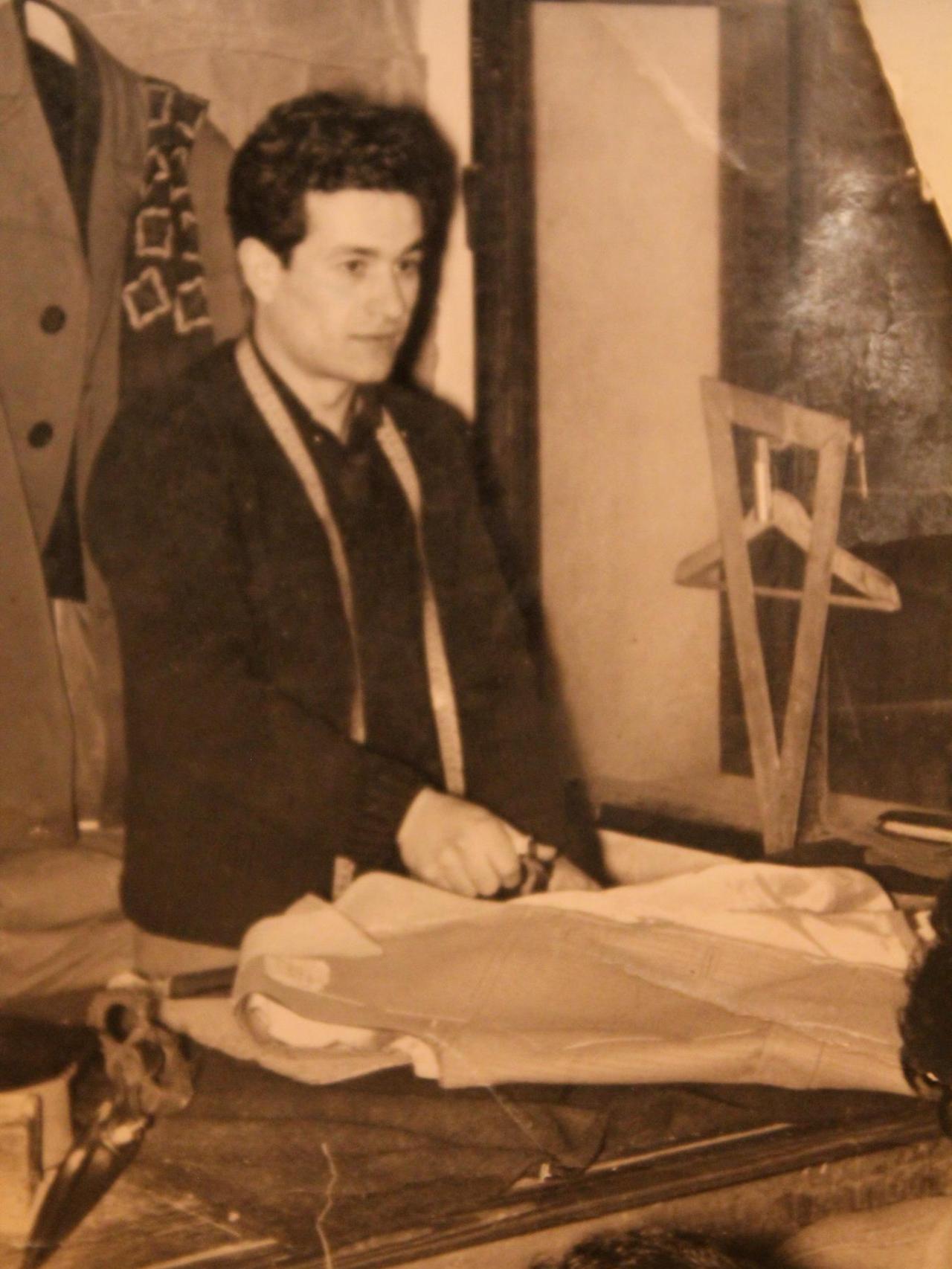 El padre de Bere Casillas, Francisco, en una imagen de 1960.