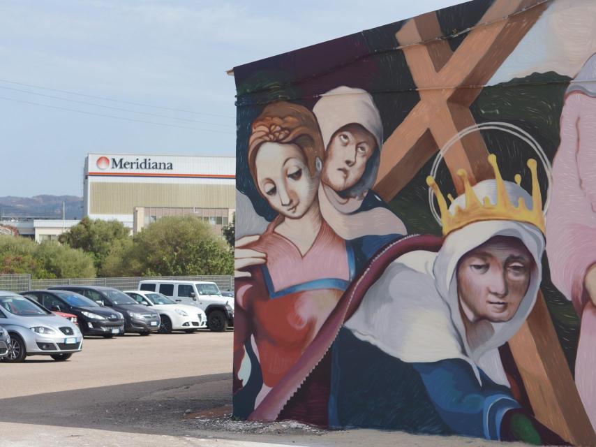Uno de los grafitis de Andrea Ravo.