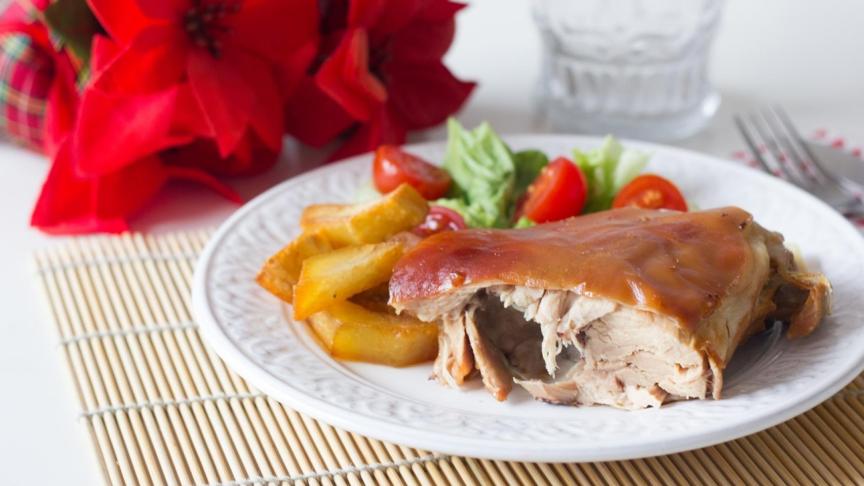 Receta de cochinillo asado para Nochebuena