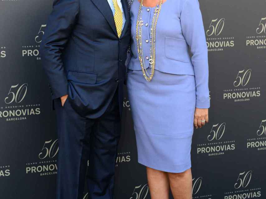 Alberto Palatchi, propietario de Pronovias, y su mujer, Susana Gallardo