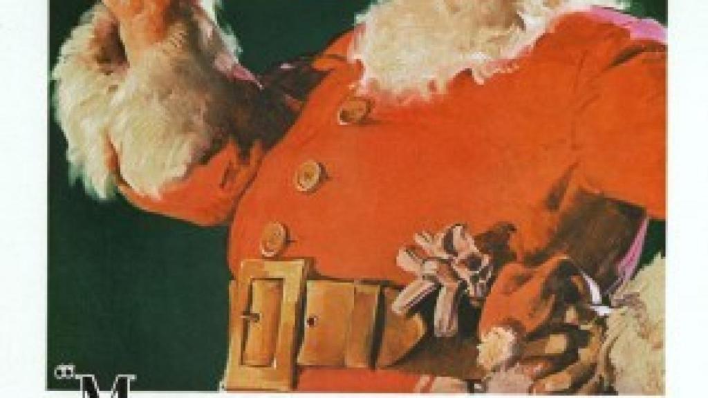 Anuncio navideño de Coca Cola con Santa Claus en 1931.