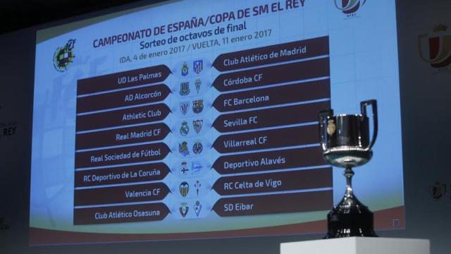 Sorteo de Copa del Rey.