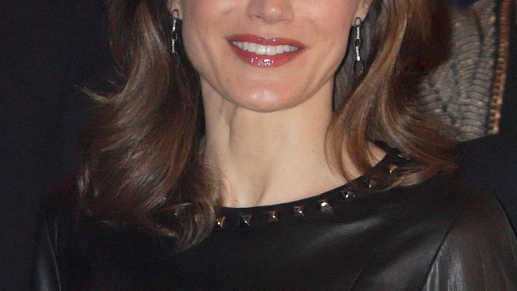 Letizia, durante los premios Francisco Cerecedo de este año.
