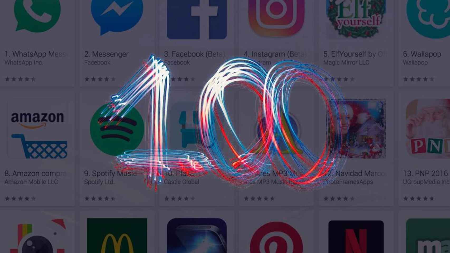 Las 100 mejores aplicaciones de todos los tiempos