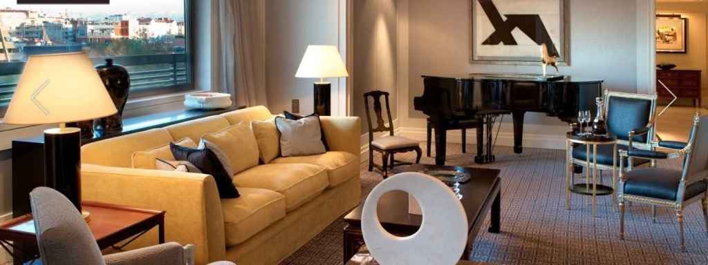 Imagen de la suite real del hotel madrileño.
