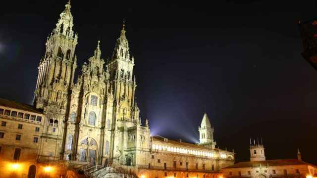 Catedral de Santiago de Compostela en la plaza del Obradoiro.