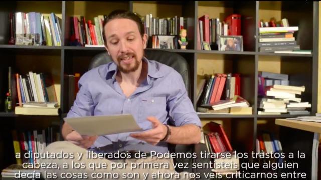 Iglesias pide no airear la guerra interna: Perdón por haceros pasar esta vergüenza