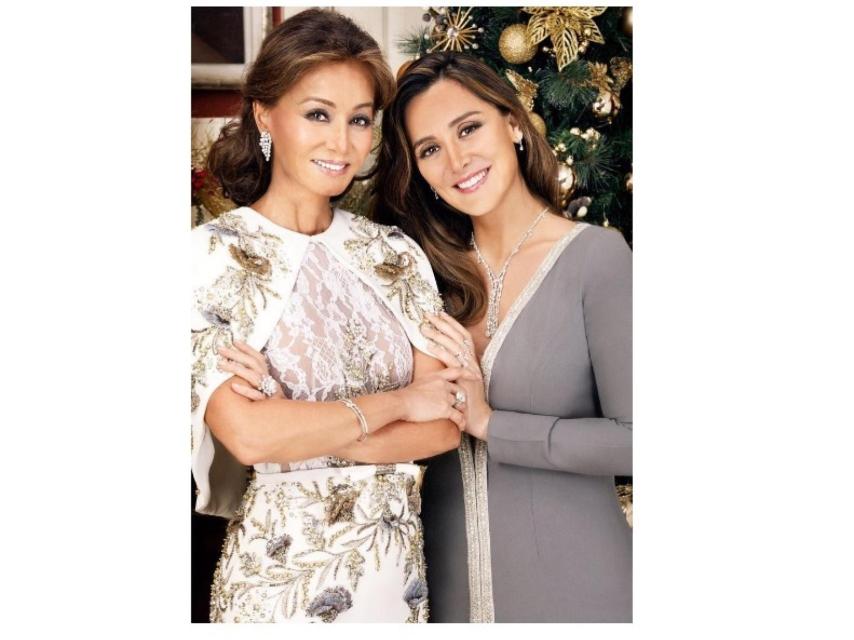 Tamara junto a su madre, Isabel Preysler.
