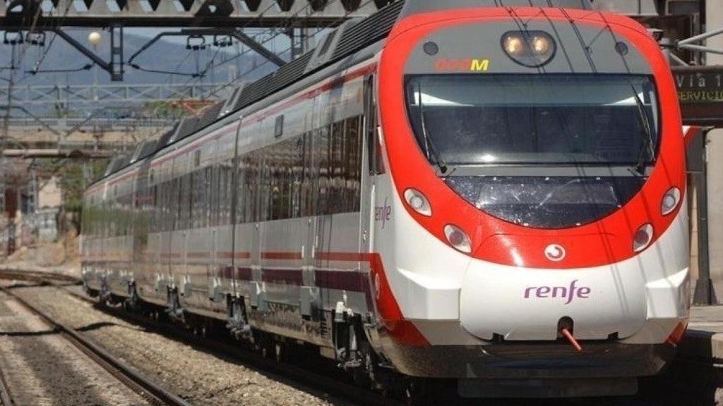 Imagen de un tren de Cercanías.