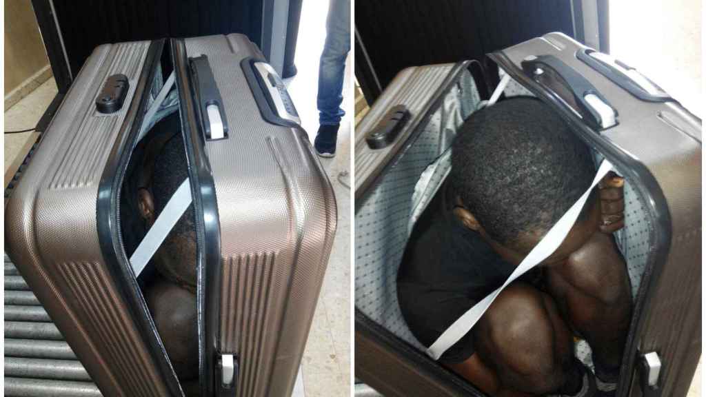 La Guardia Civil solicitó a la mujer que abriera la maleta ante su nerviosismo y evasivas