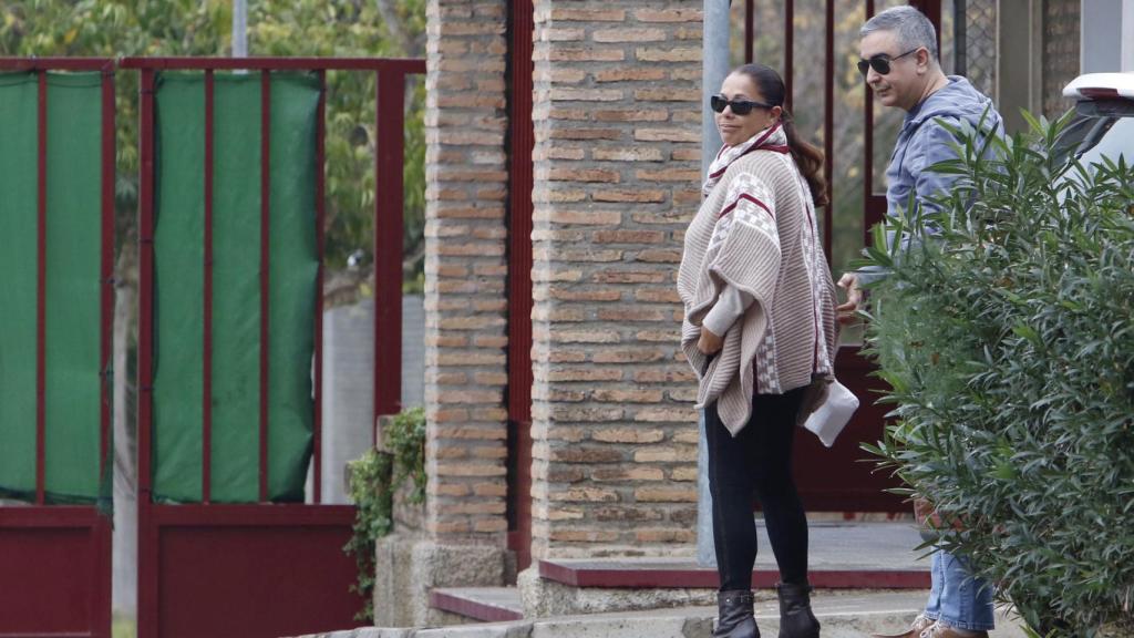 Isabel Pantoja, a su salida de prisión.