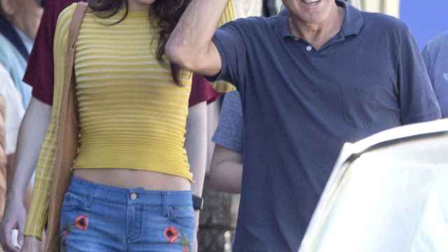 George Clooney y su mujer Amal en la última foto que existe de ella, el pasado mes de octubre.