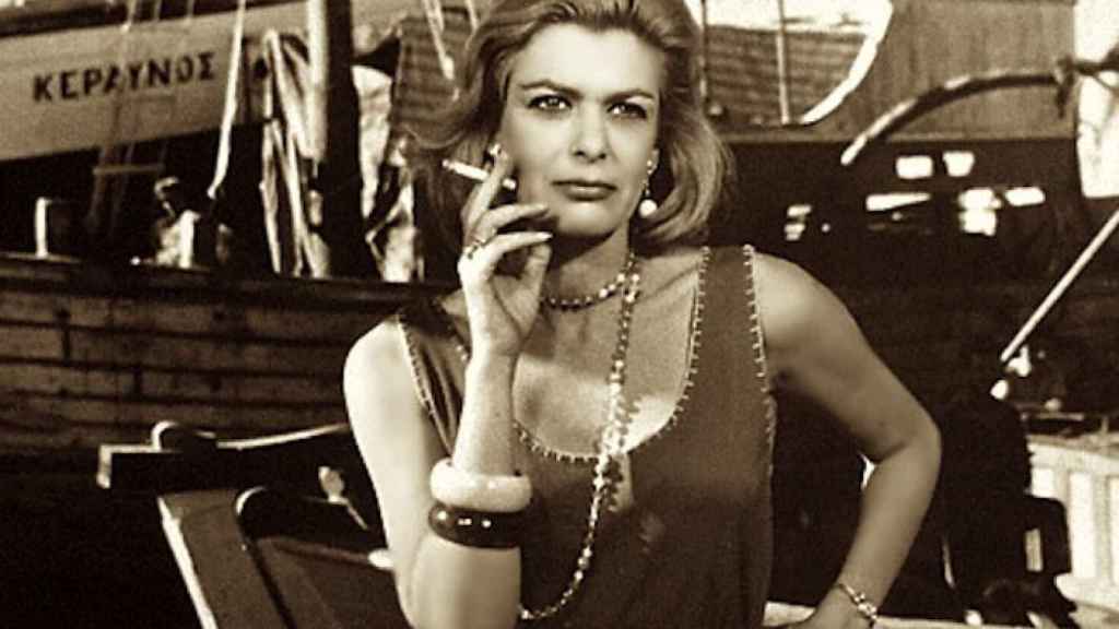 La actriz en la película Nunca en domingo (1960).