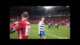 Former Manchester City player George Evans rejects Wayne Rooney's shirt!!