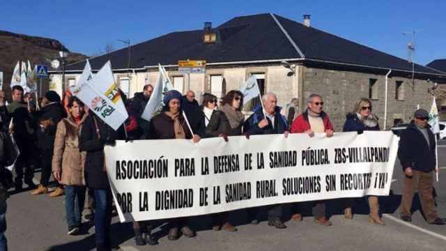 Manifestación en Sanabria