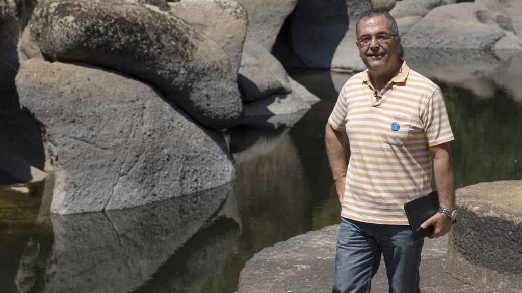Jesús Cruz Fernández dice que la mina acabará con los hermosos parajes que rodean al balneario de Retortillo