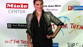 María Lapiedra el pasado mes de noviembre en un acto de la fundación Vicente Ferrer.