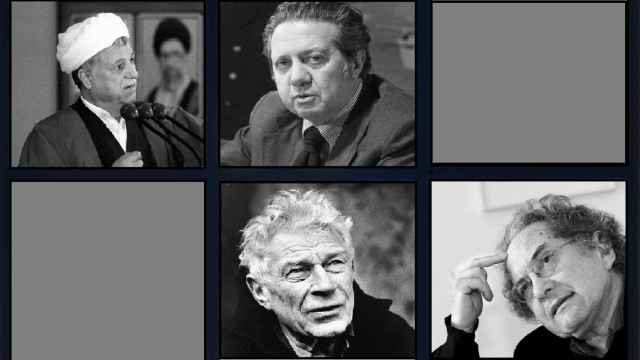 Collage de algunos famosos que han fallecido ya en 2017.