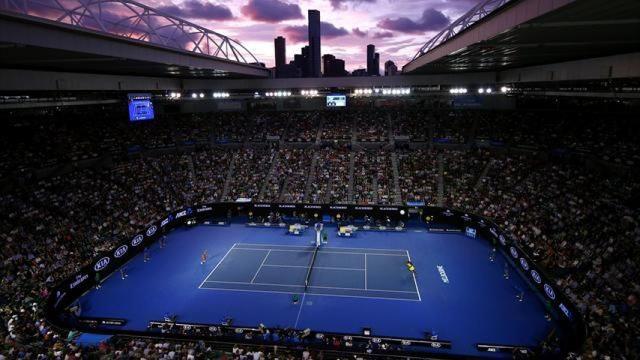 La pista central del Open de Australia.