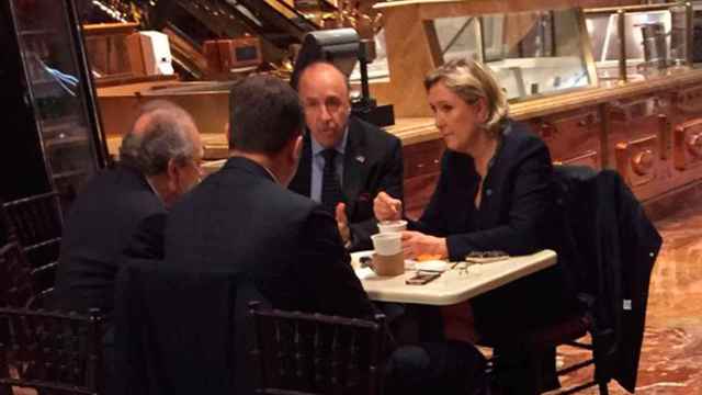 Le Pen, en la torre Trump.