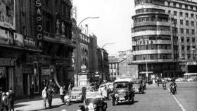 La Gran Vía en los sesenta.