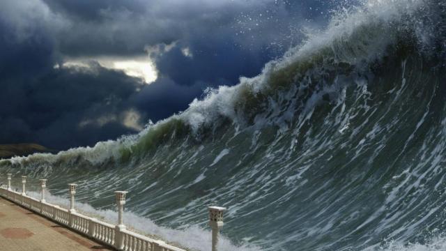 tamaño de un tsunami