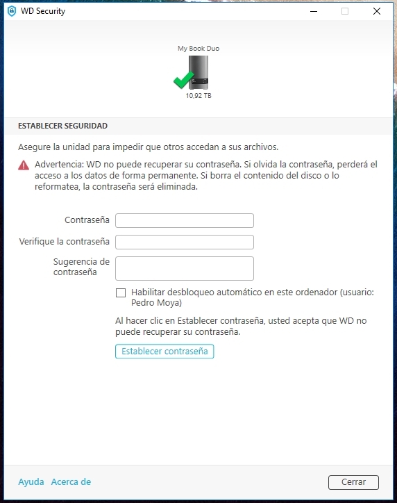 wd security my book duo