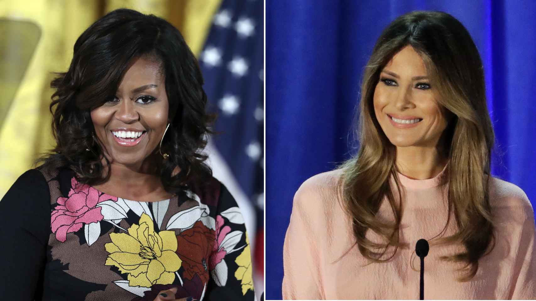 Michelle Obama versus Melania Trump, dos maneras de ver la vida.