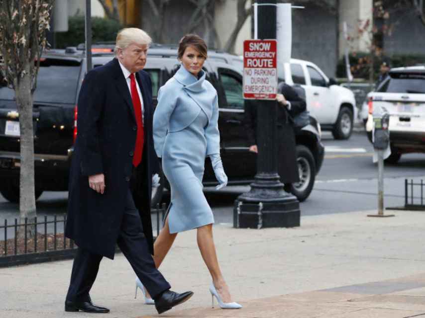 toma posesión modelo de Ralph Lauren: El vestido de Melania Trump, calcado  a uno de Jackie Kennedy