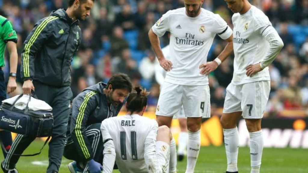 Bale, en el momento de una lesión la pasada temporada.
