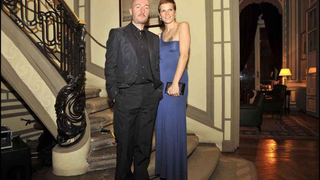 La pareja en una fiesta de Calvin Klein en 2008.