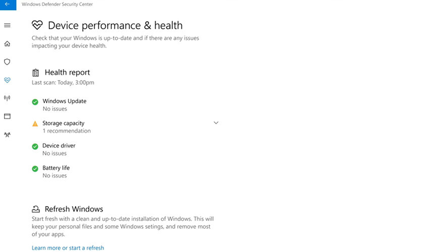 windows defender centro 5