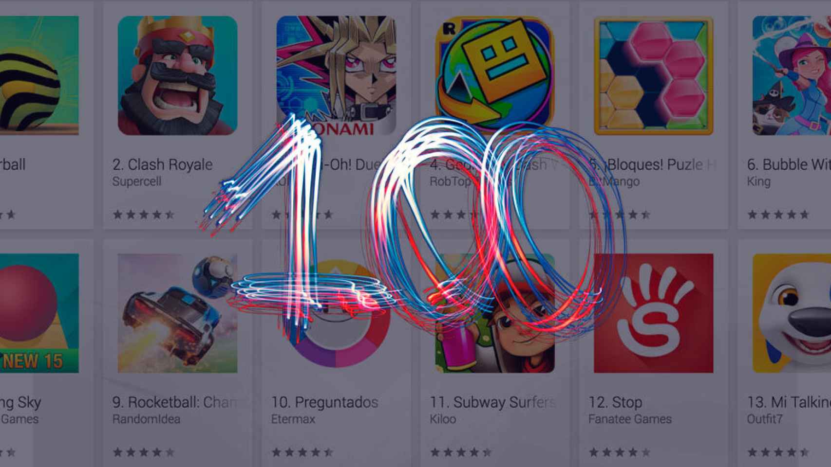 Los 100 mejores juegos Android de la historia