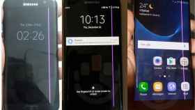 Nuevo problema en el Samsung Galaxy S7 Edge: línea rosa en pantalla