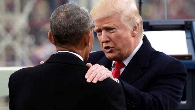 Trump habla con Obama tras su juramento como 45º presidente de EEUU.