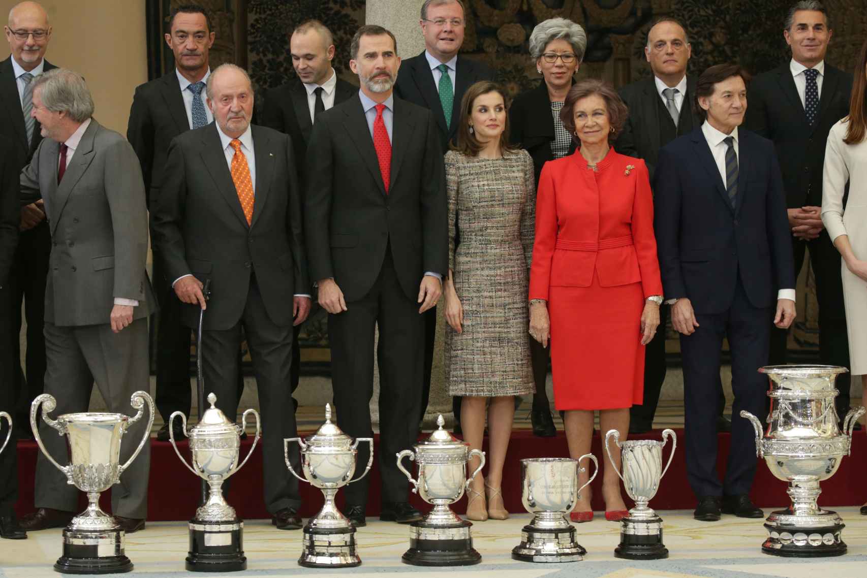 Los reyes durante los Premios Nacionales del Deporte 2017.