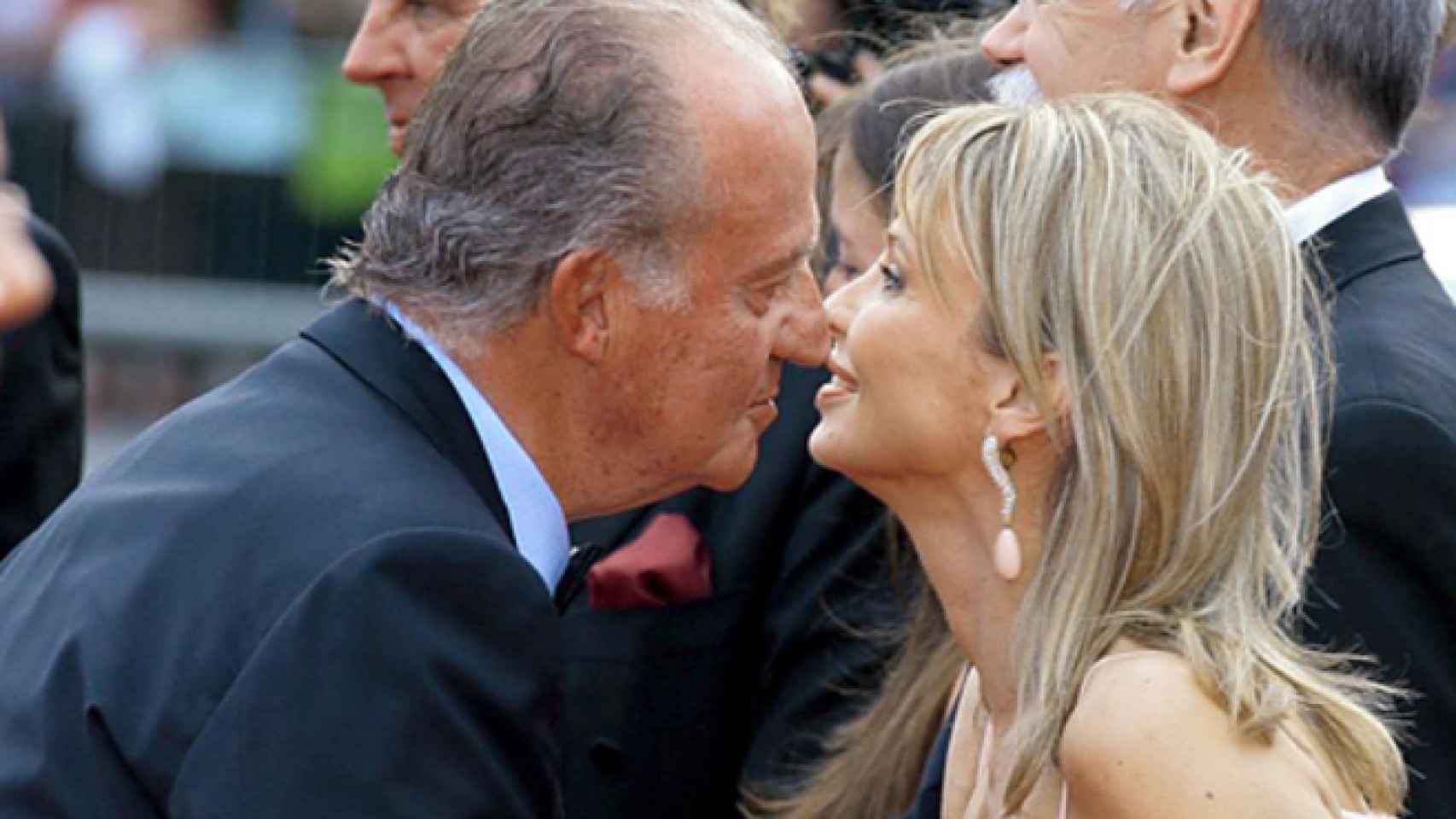 Juan Carlos I y Corinna en Barcelona, el 22 de mayo de 2006.