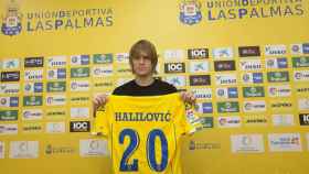 Halilovic ficha por Las Palmas. Foto: Twitter (@UDLP_Oficial)