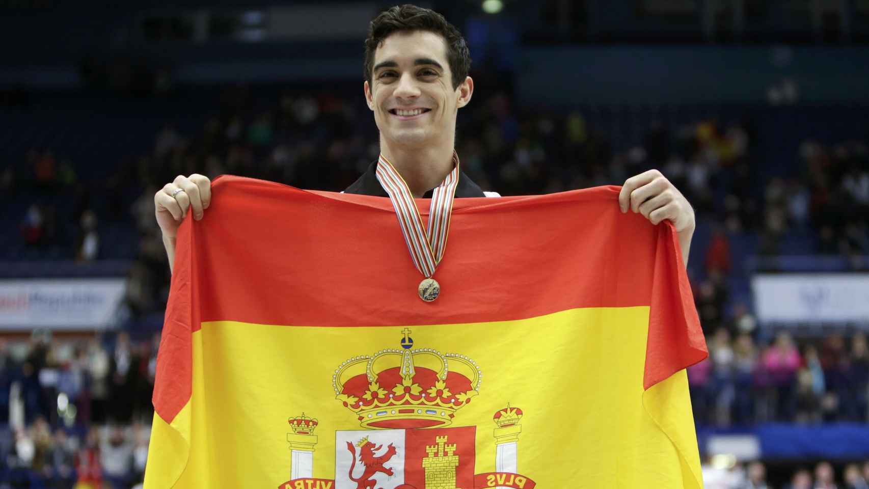 Javier Fernández, campeón de Europa por quinta vez / REUTERS