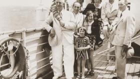 Algunos de los pasajeros que se embarcaron en 1939 en el Saint Louise huyendo del nazismo.