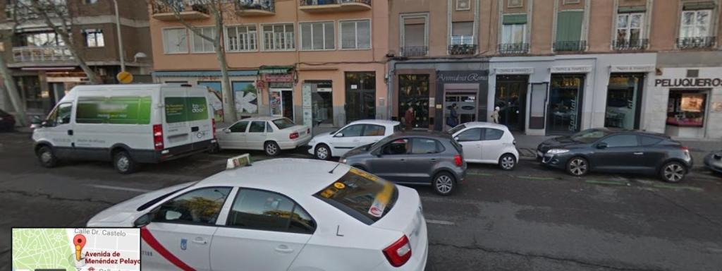 Imagen de la calle donde tiene su casa madrileña Isabel Pantoja.