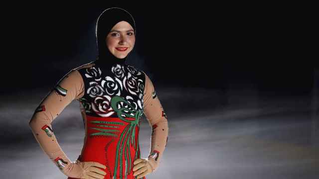 La patinadora de Emiratos Arabes Zahra Nari.
